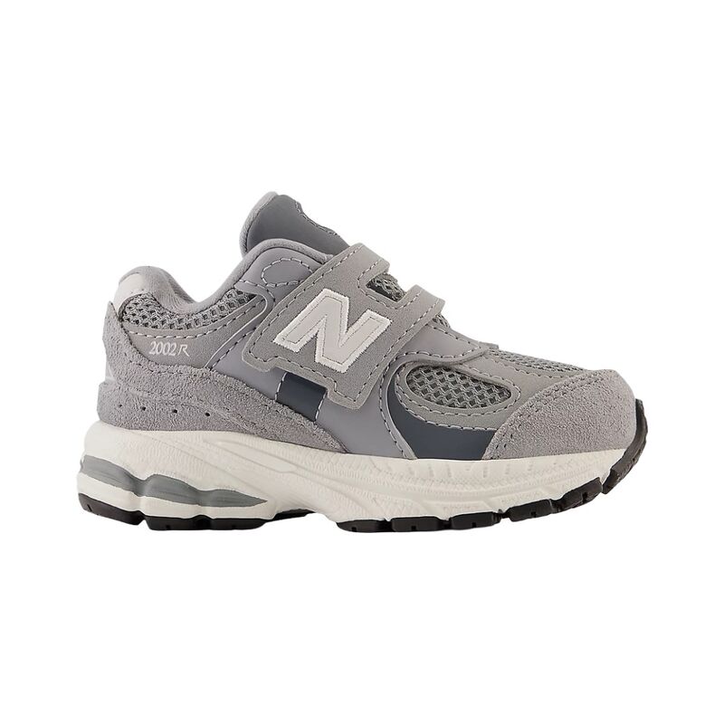 Zapatillas New Balance Grises 2002 Bebé Hook & Loop Steel con Lead Cómodas y Seguras