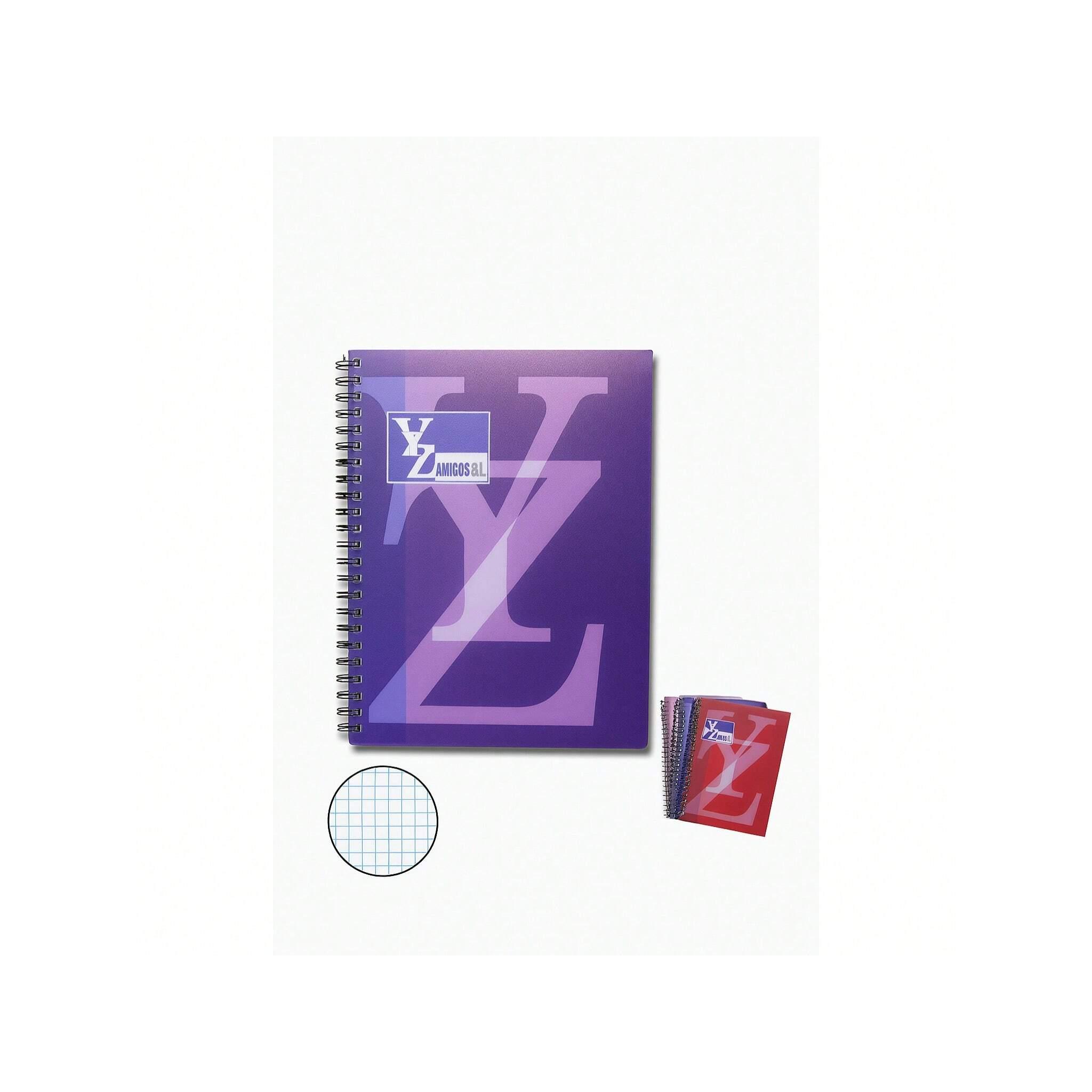 Cuaderno A4/A5 160 Hojas Tapa Dura – Cuadro 5x5 mm – Papel de 80g – Colores Surtidos