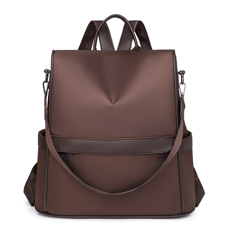 Mochila ligera informal para mujer, mochila de viaje antirrobo, Mochila pequeña de moda simple, mochila de nailon impermeable