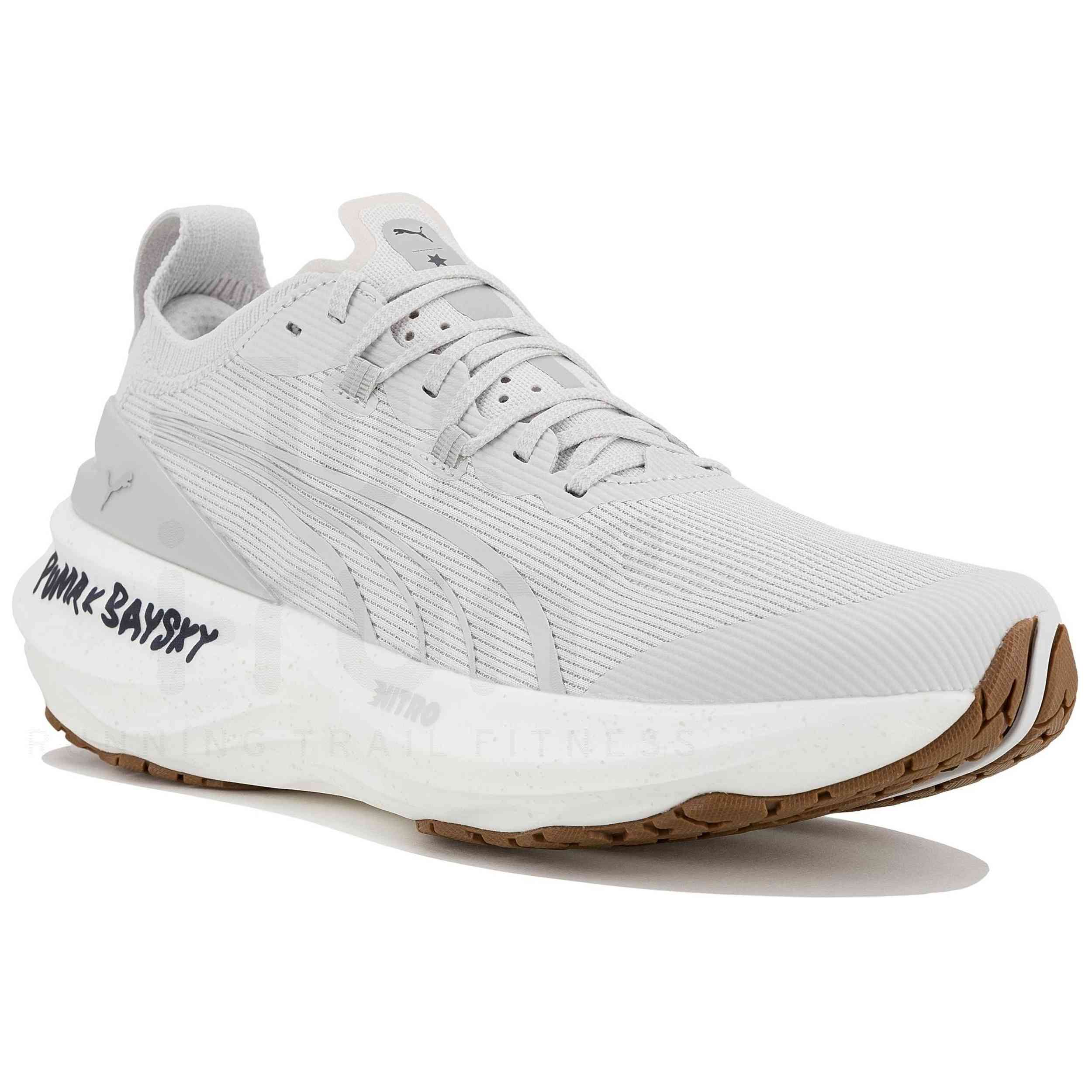 Zapatillas Puma modelo ForeverRUN Nitro 2 "White-Gum" para Mujer en color Blanco
