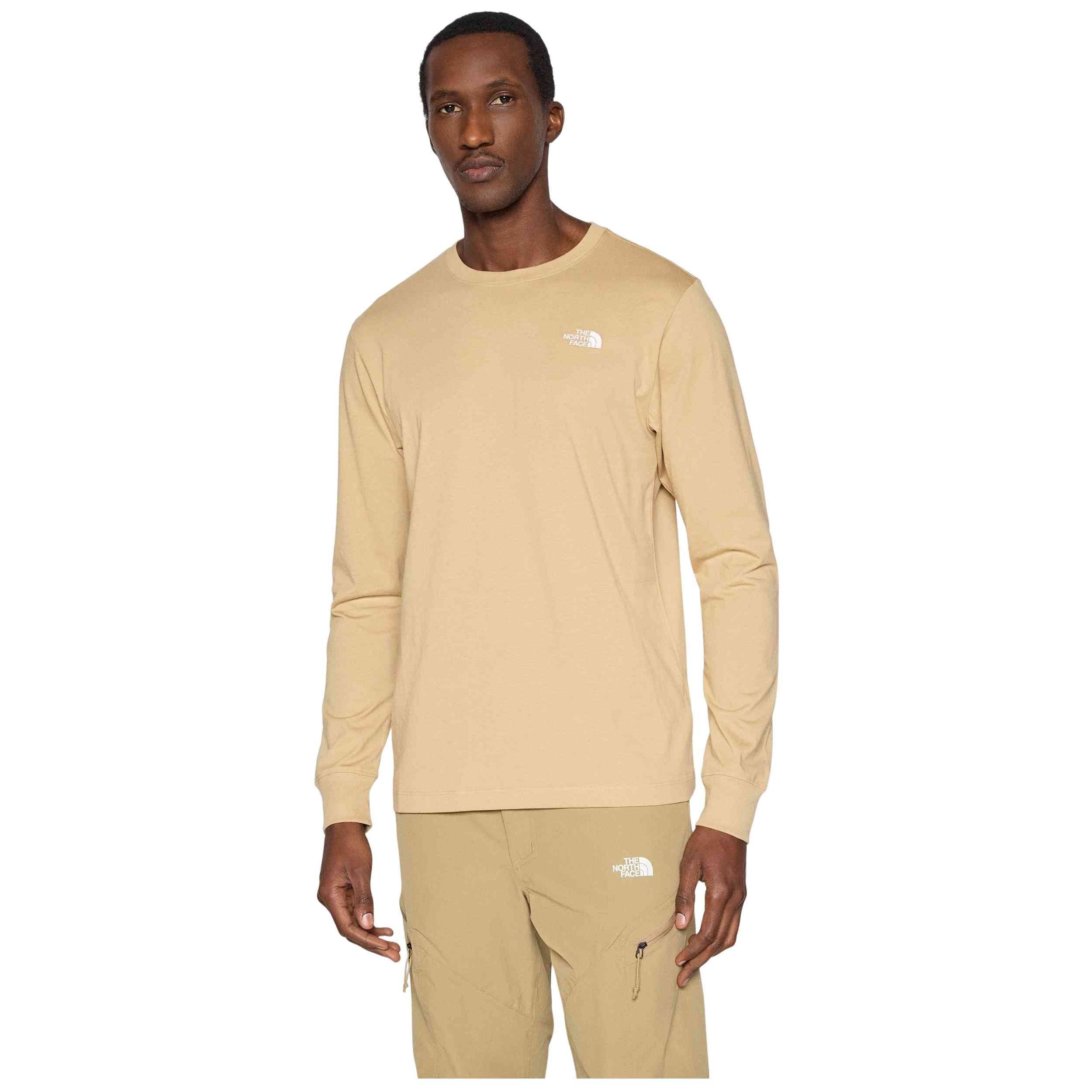 Camiseta De Manga Larga The North Face modelo NF0A8EU3LK51 para Hombre en color Beige