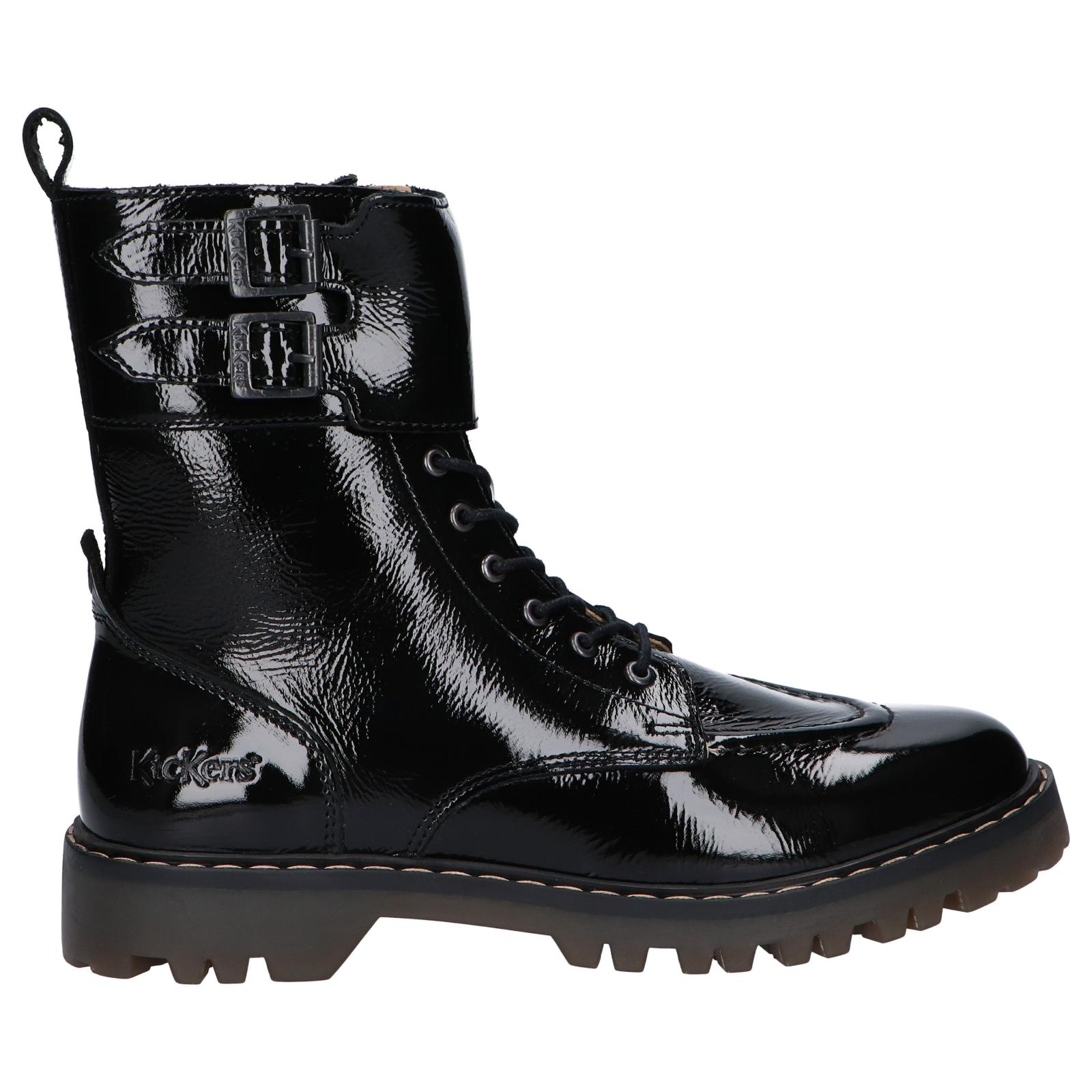Kickers women's boots 878060 -50 deckranger 81 noir vernis