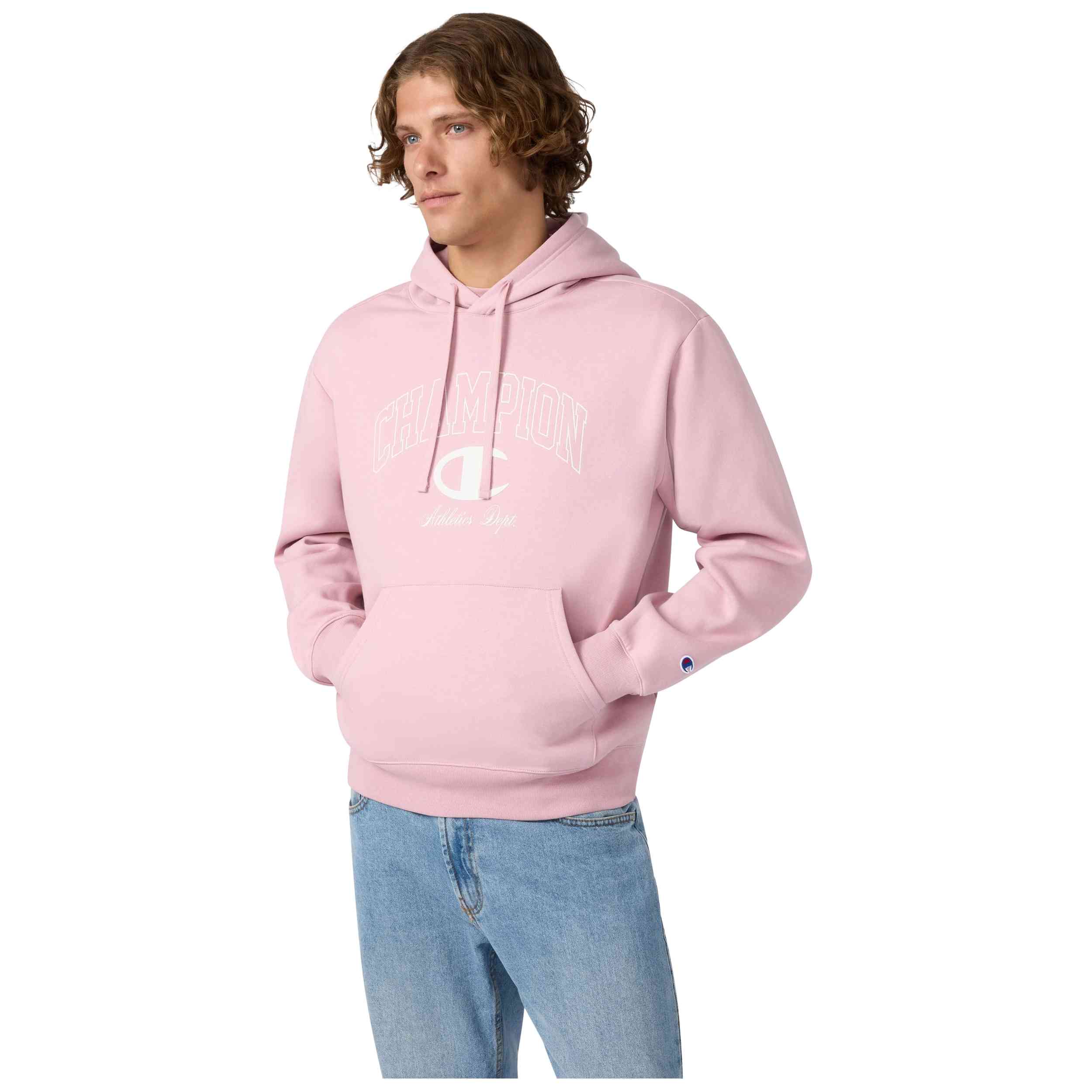 Sudadera Con Capucha Champion modelo 221599PS090 para hombre y mujer en color Rosa