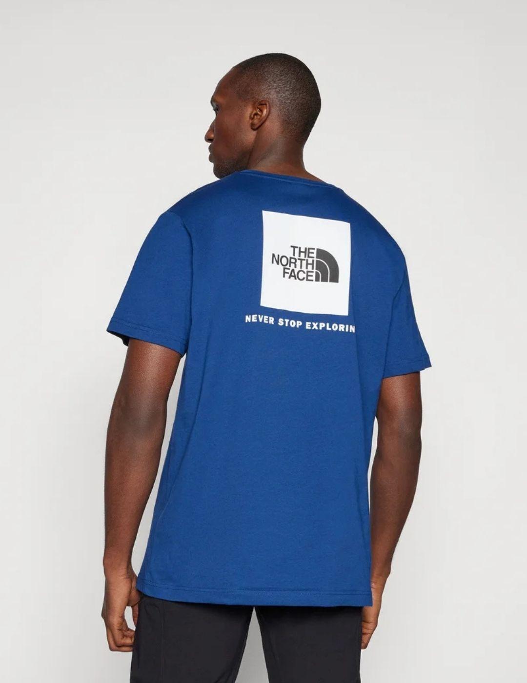 Camiseta The North Face S/S Box Nse Tee Azulón hombre