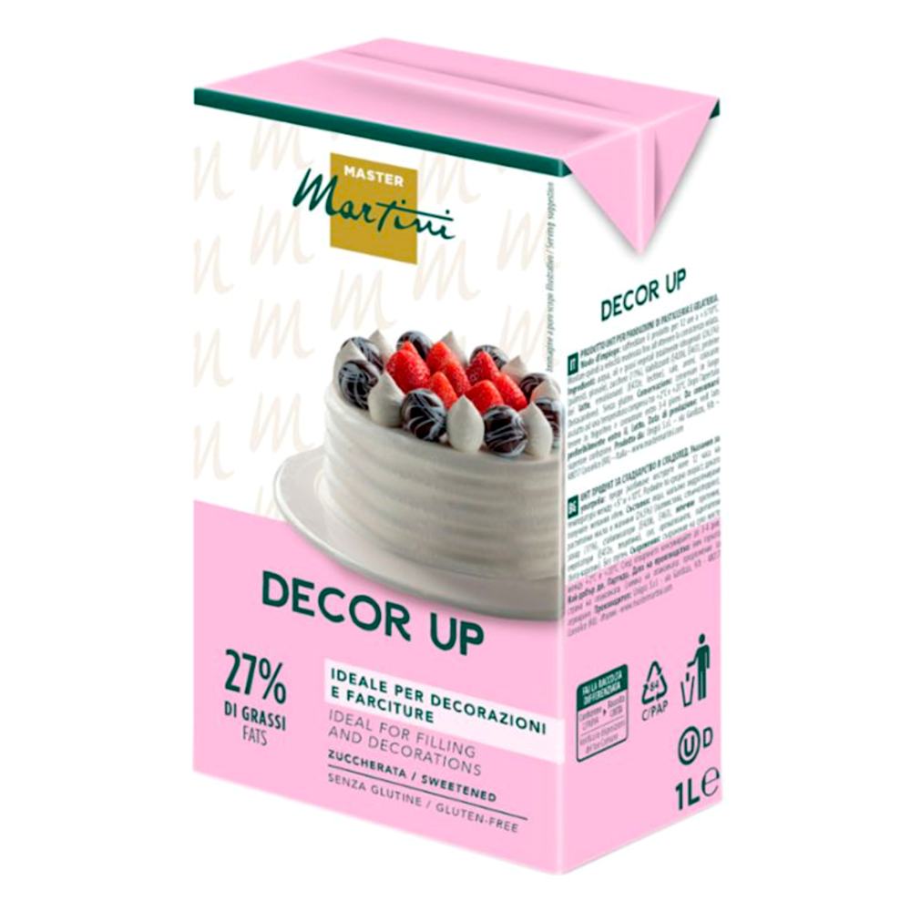 Glotomania - Nata Vegetal Decor Up 1 L (12 Unidades)