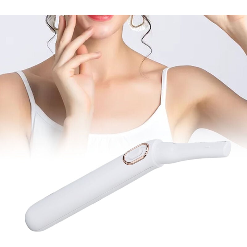 CA Afeitadora de bikini de uso en seco, recortadora de bikini eléctrica portátil con luz LED para mujeres.