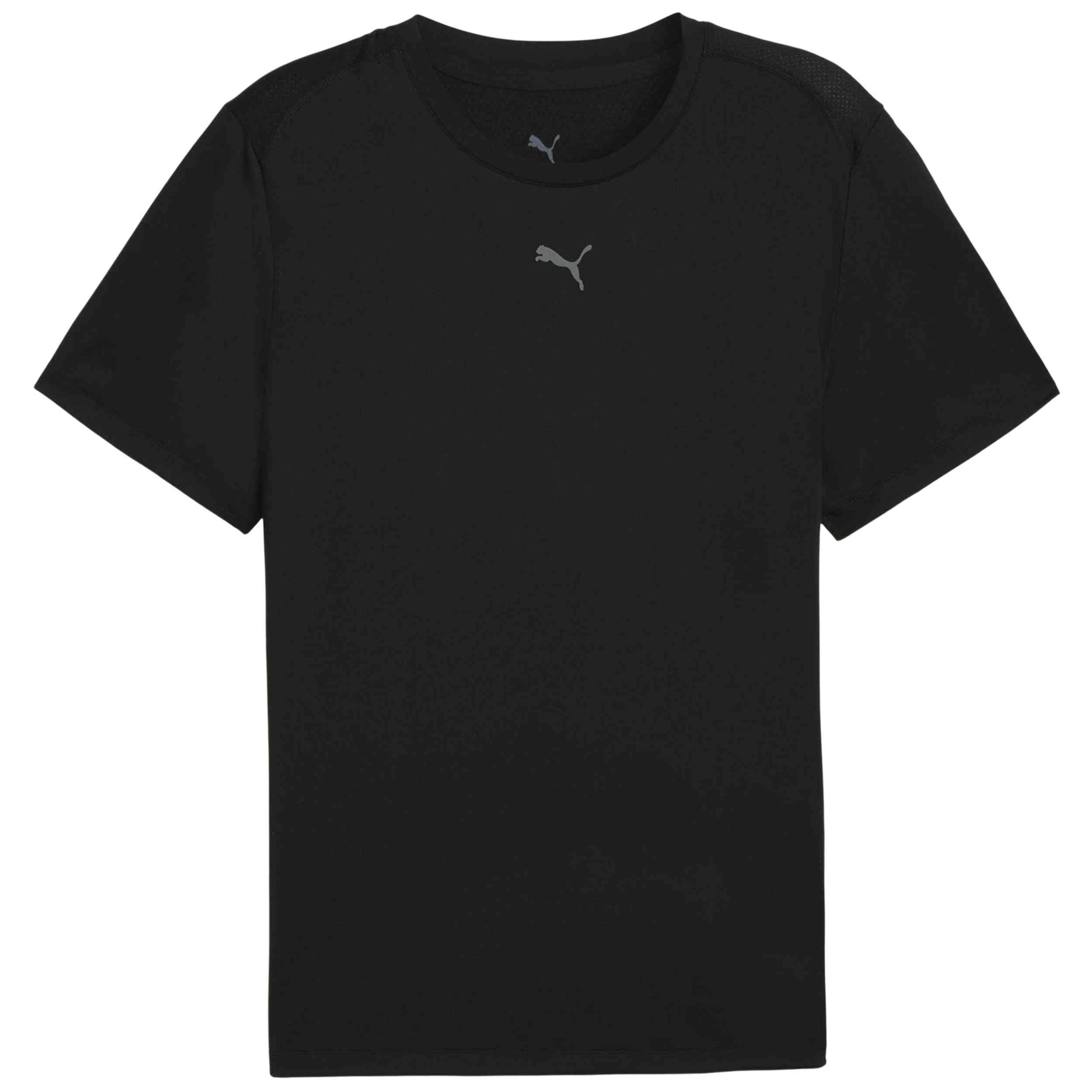 Camiseta De Manga Corta Puma modelo Cloudspun para hombre y mujer en color Negro