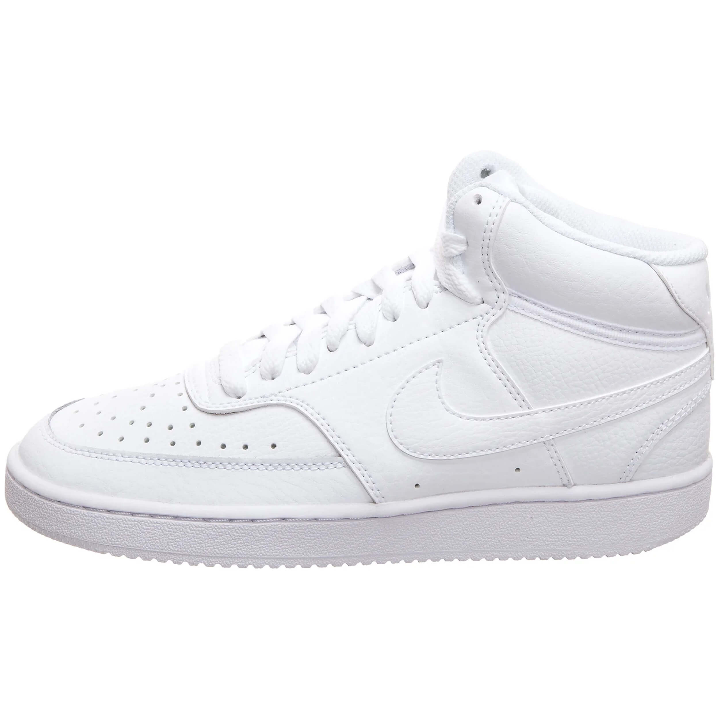 Zapatillas Nike Court Vision Mid para mujer en color blanco