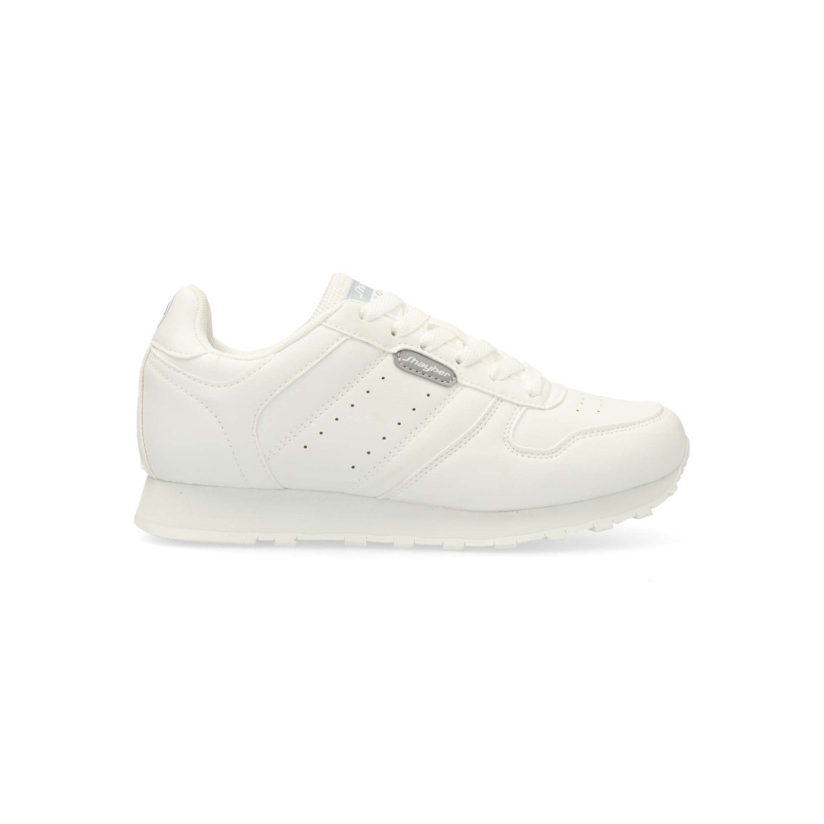 J´Hayber - Zapatillas Cepelo deportivas para mujer blancas con diseño minimalista elegante y plantilla Classic Comfort