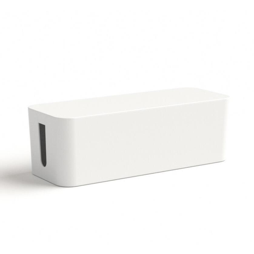 Caja de almacenamiento de regleta de alimentación, organizador de caja de carga de Cable de salida alargador de enchufe seguro, soporte de plomo de extensión de escritorio para casa y oficina, cubierta protectora