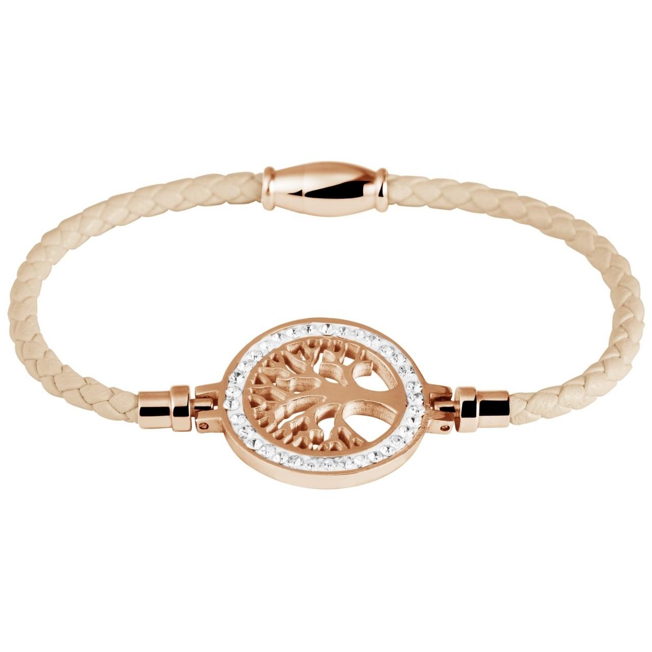 Akzent® Pulsera Árvore da Vida em Couro