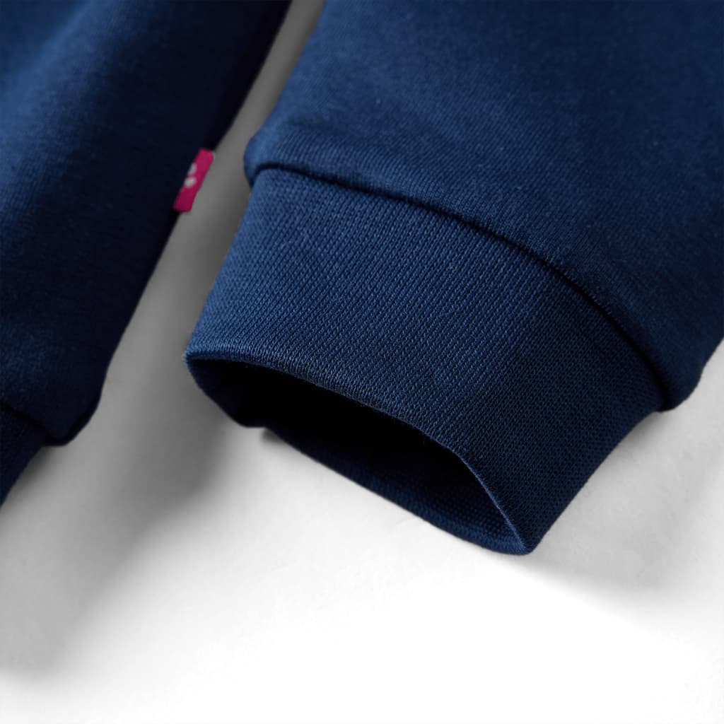 Sudadera para Niños con Estampado de Arco Iris Ropa con Manga Larga Azul Marino