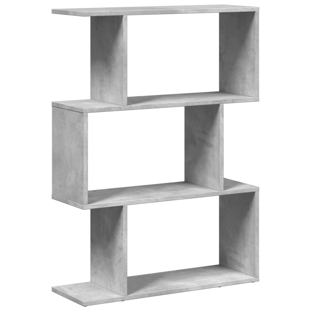 vidaXL Librería divisora 3 niveles mader 70x24x97 cm Multicolor
