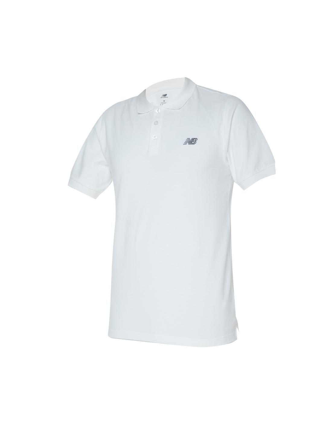 Polo Blanco New Balance Diseño Fresco y Moderno