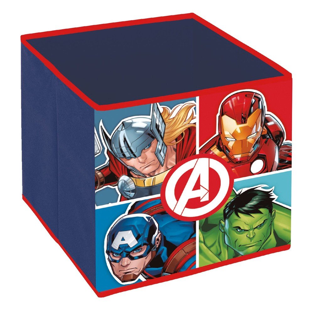 ARDITEX CAJA PLEGABLE DE TELA ALMACENAJE AVENGERS 31X31X31CM INVIERNO 25 43x34x32 Cms.