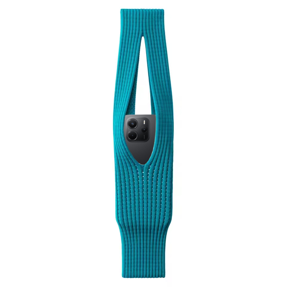Bolsa porta móvil elástica de 80 cm con diseño acanalado, funda colgante para smartphone ligera y cómoda, ideal para llevar el móvil con seguridad, manos libres, uso diario, viajes y paseos, disponible en varios colores modernos