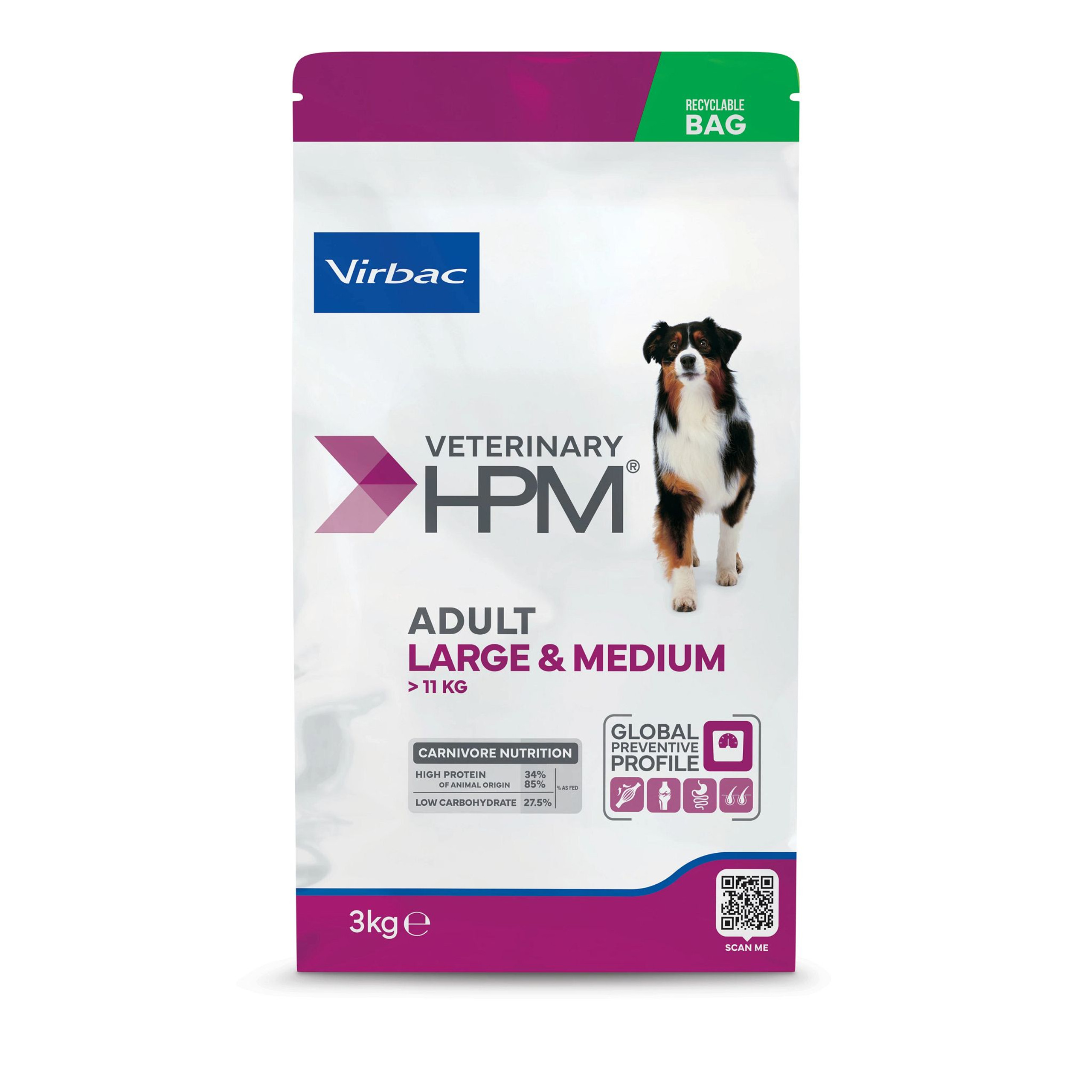 Virbac Veterinary HPM Adult Dog Large & Medium Pienso para Perros