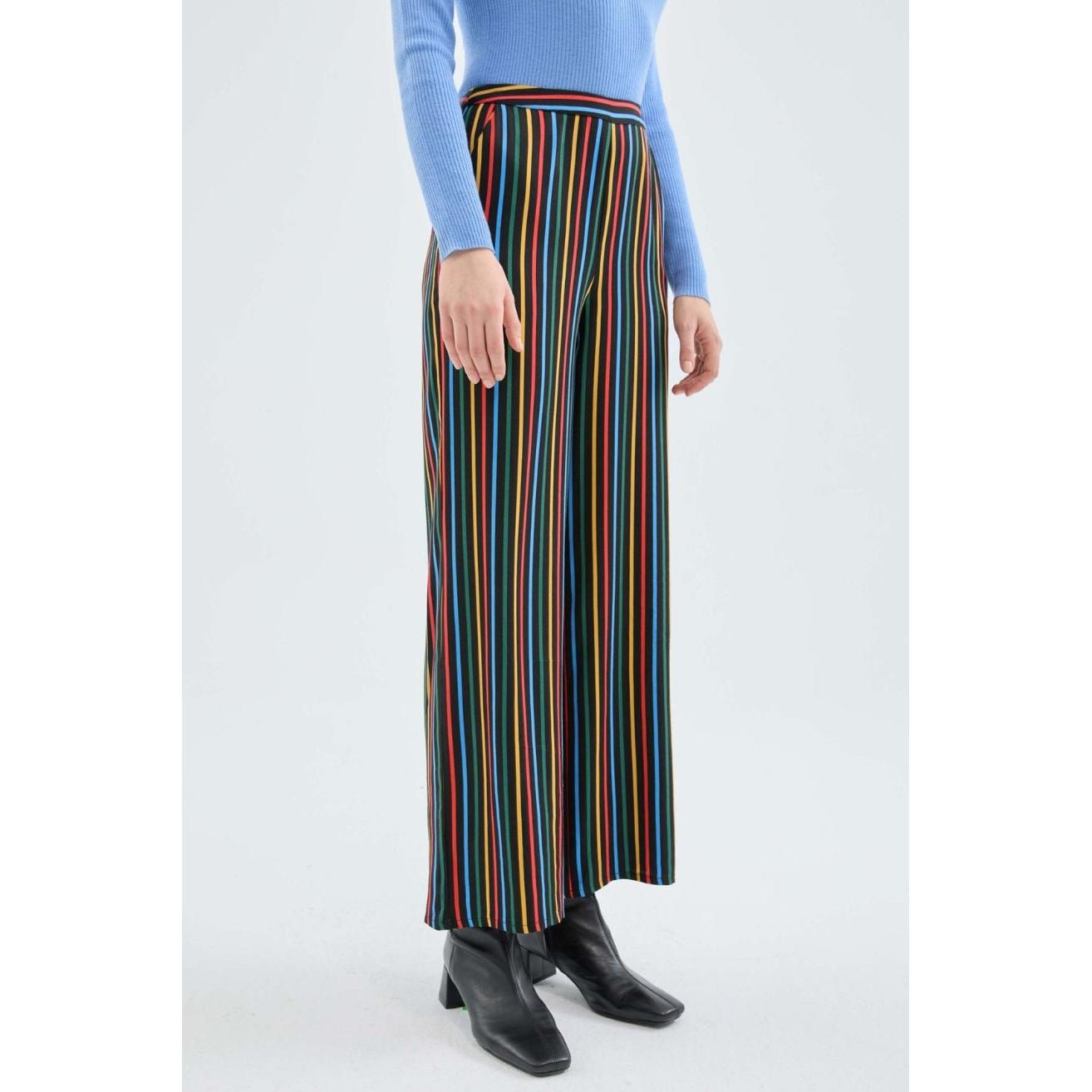Compañia Fantastica Pantalón Mujer Rayas Multicolor
