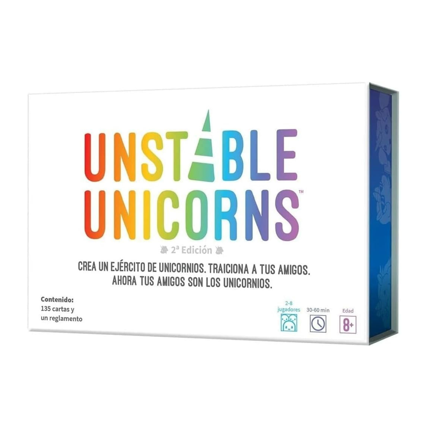 Asmodee - Unstable Unicorns, Juego De Cartas De Estrategia Para Adultos Y Niños, A Partir De 8 Años, De 2 A 8 Jugadores, 45 Minutos Por Partida, Españ