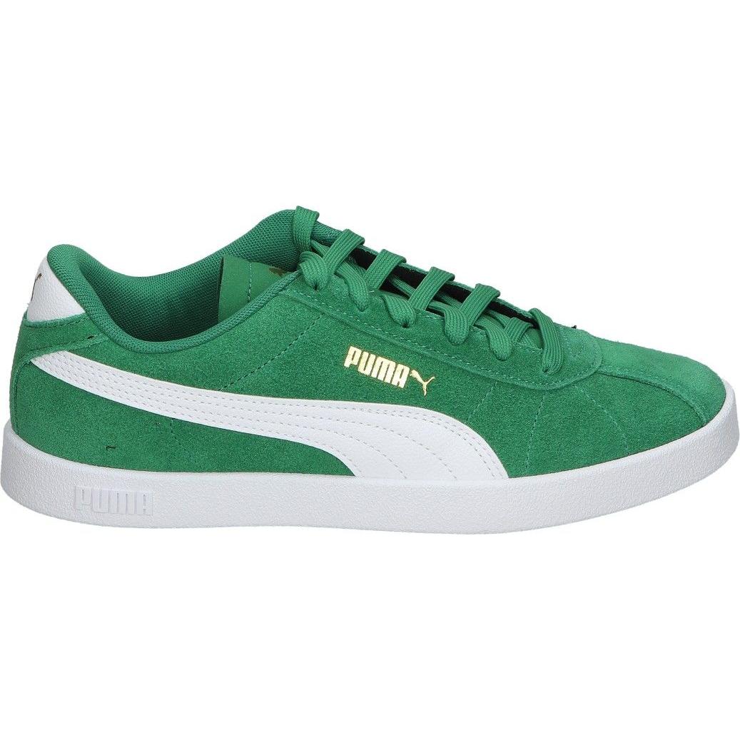 PUMA | Zapatilla Puma Club II para Moda Joven – Deportiva en Color Verde con Detalles en Blanco – Sneaker con Cordones – Estilo Casual – Ligeras y Cómodas – Versátiles – Modelo 398886-02