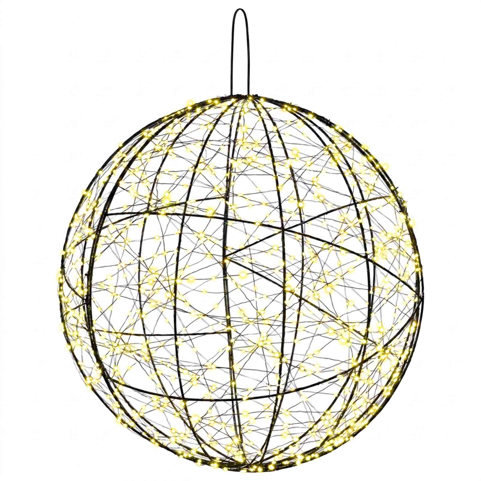 vidaXL Luz de adorno navideño 950 LED Ø 60 x 63 cm Multicolor