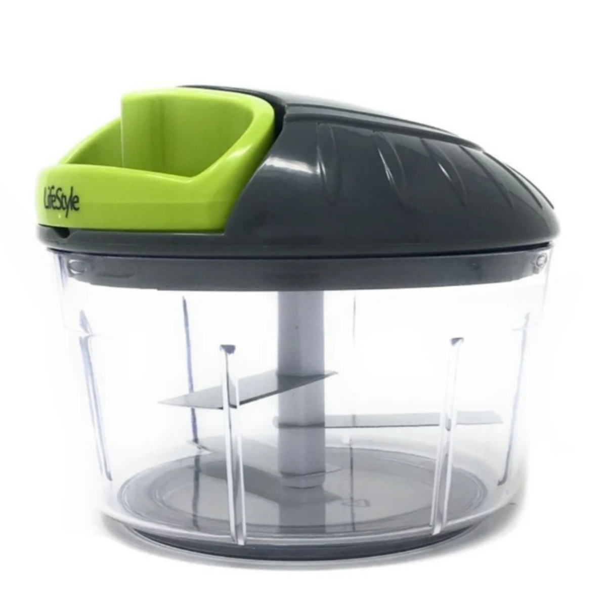 ZYLX SHOPPING - Picador Manual de Verduras 650 ml | Cortador de Alimentos con Cuerda | Rápido y Fácil de Usar