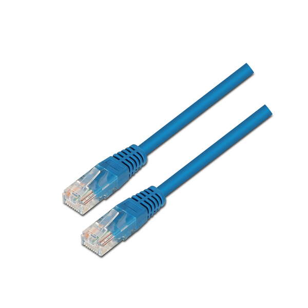 Aisens cable de red latiguillo rj45 cat.6 utp awg24 - 1.0m - 10/100/1000 mbit/s - color azul