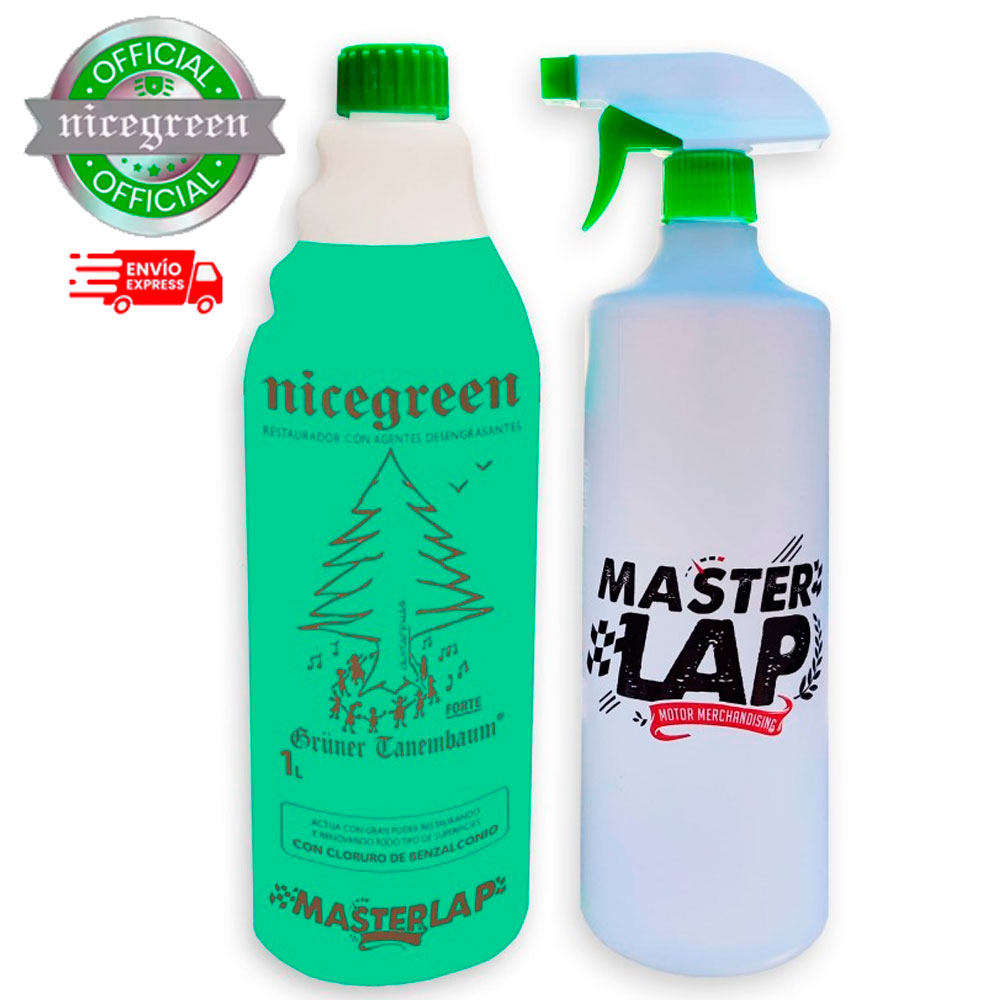 NiceGreen Forte + Difusor Gratis - Multilimpiador Potente y Concentrado | Limpieza Ecológica para Hogar, Oficina y Coche | 100% original