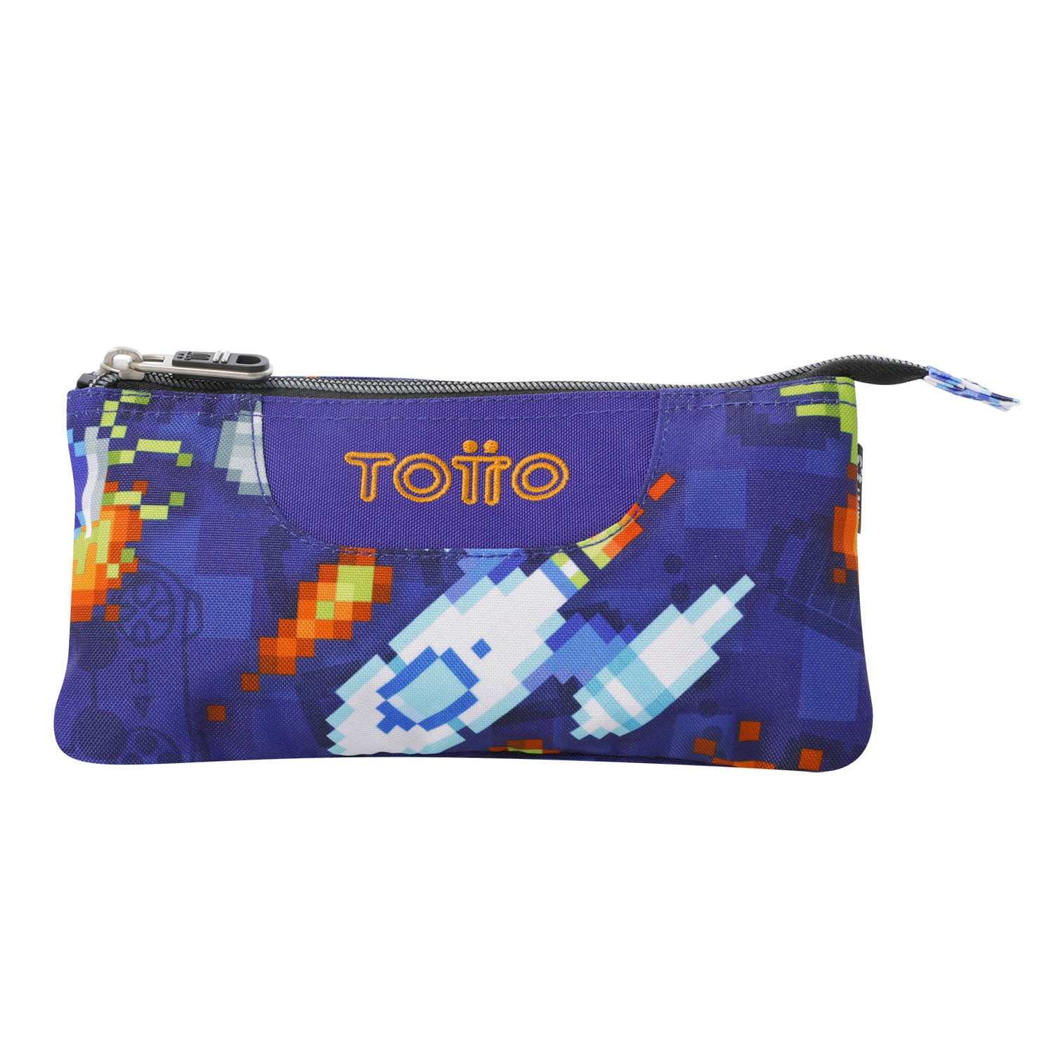 Totto Estuche escolar Tablero Material: Poliéster reciclado 22 x 11 x 3.5 cm