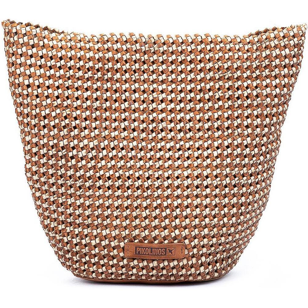 Bolso Pikolinos FORMENTERA de Cuero de Calidad con Patrón Simétrico y Bolsillo Interior