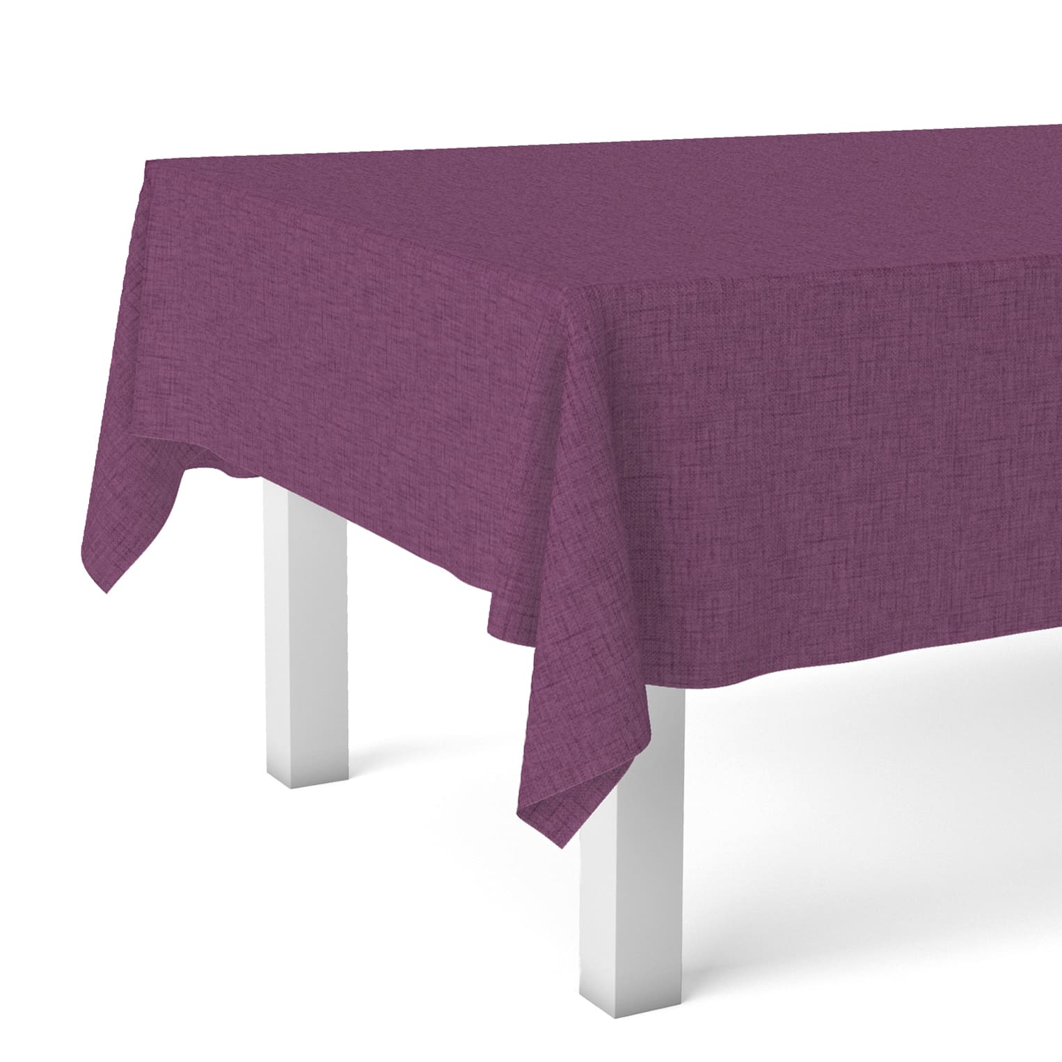 Donegal Collections - Mantel Antimanchas Resinado Liso Modelo Levante Cuadrado y Redondo - Mantel antimanchas repelente al agua - Se limpia fácilmente con un paño húmedo  - Dibujo Fino - Fabricado en España