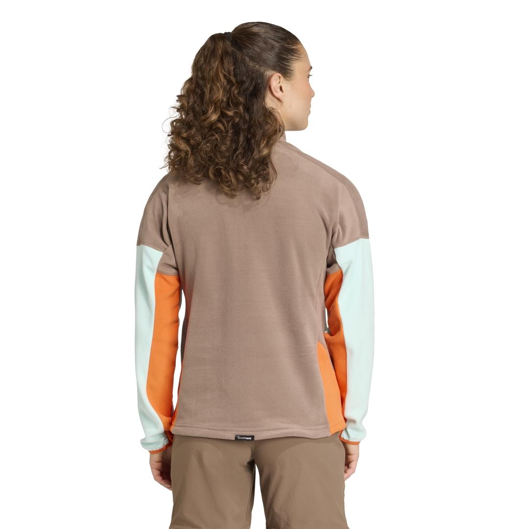 Forro Polar para mujer Adidas Terrex Marrón