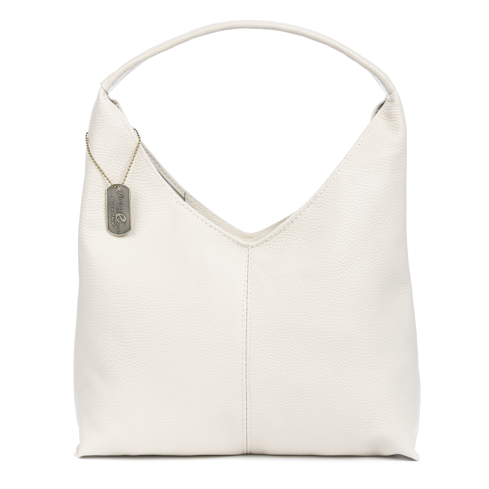 FIRENZE ARTEGIANI Bagni bolso de hombro mujer. Piel auténtica Dollaro. Fabricado en Italia 34x12x24 Cm.
