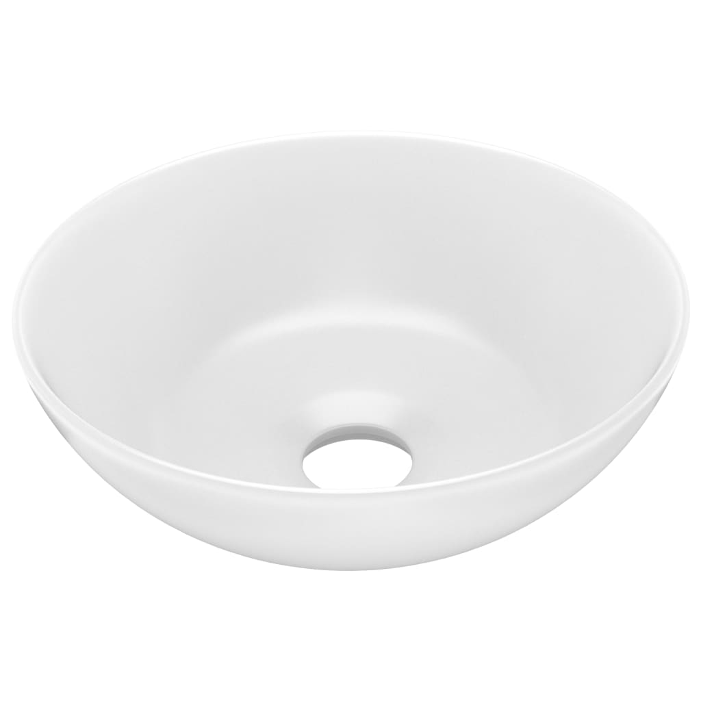 vidaXL Lavabo de Cuarto de Baño Redondo de Cerámica Lujo Tocador Multicolor 28x10 cm