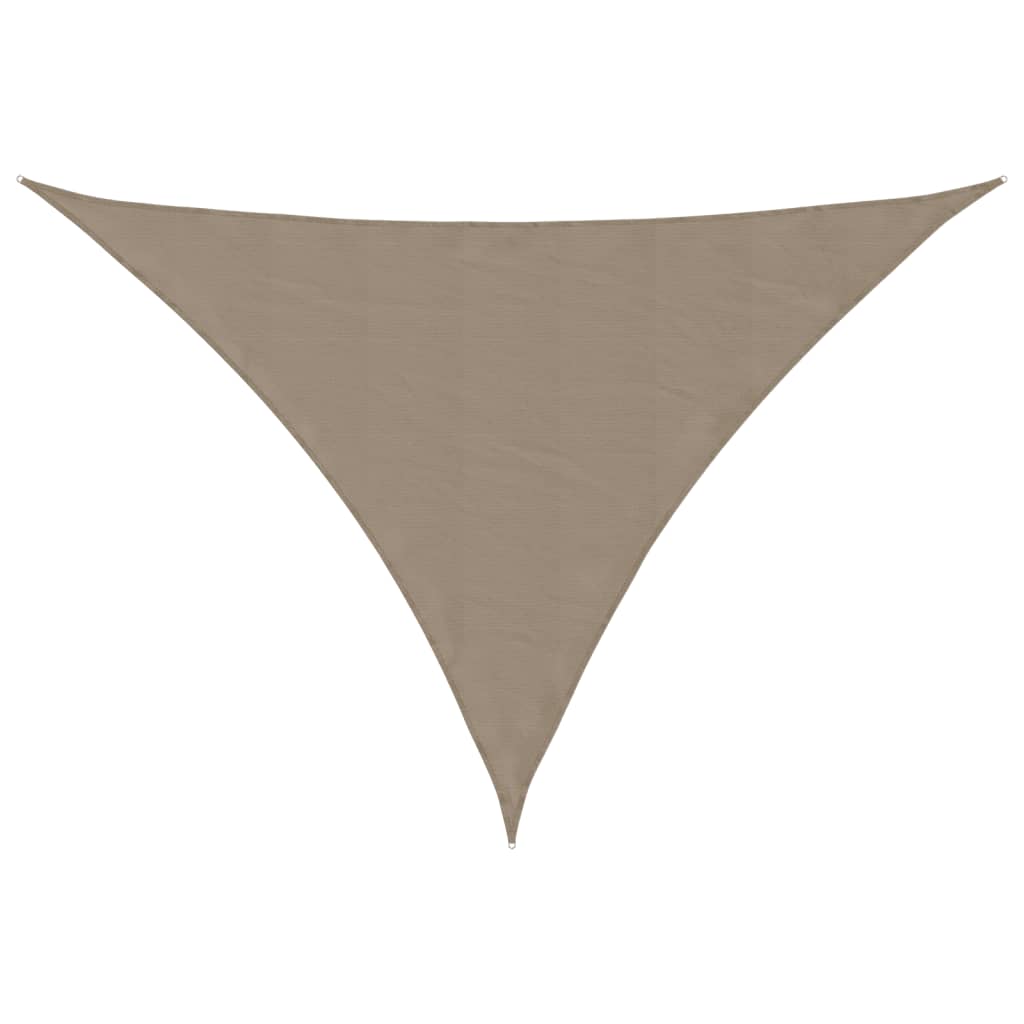 vidaXL Toldo de vela triangular tela Oxford 5x6x6 m Multicolor