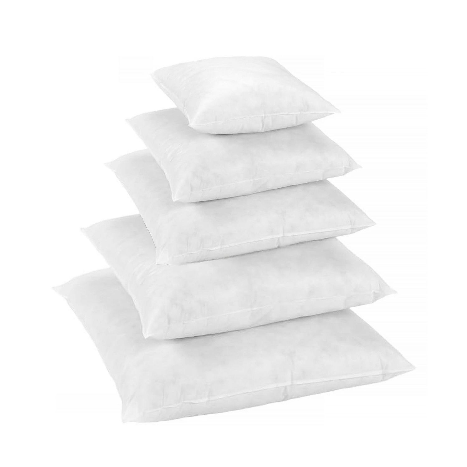 FUSIONHOME - Relleno de Cojín de Fibra Hueca Siliconada - Relleno de Gran Volumen y Alta Recuperación - Cojín Decorativo para Cama, Sofá - Antiácaros e Hipoalergénico