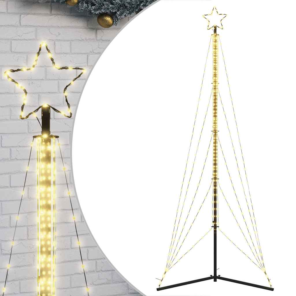 vidaXL Árbol de Navidad LED 525 LEDs Multicolor 302 cm