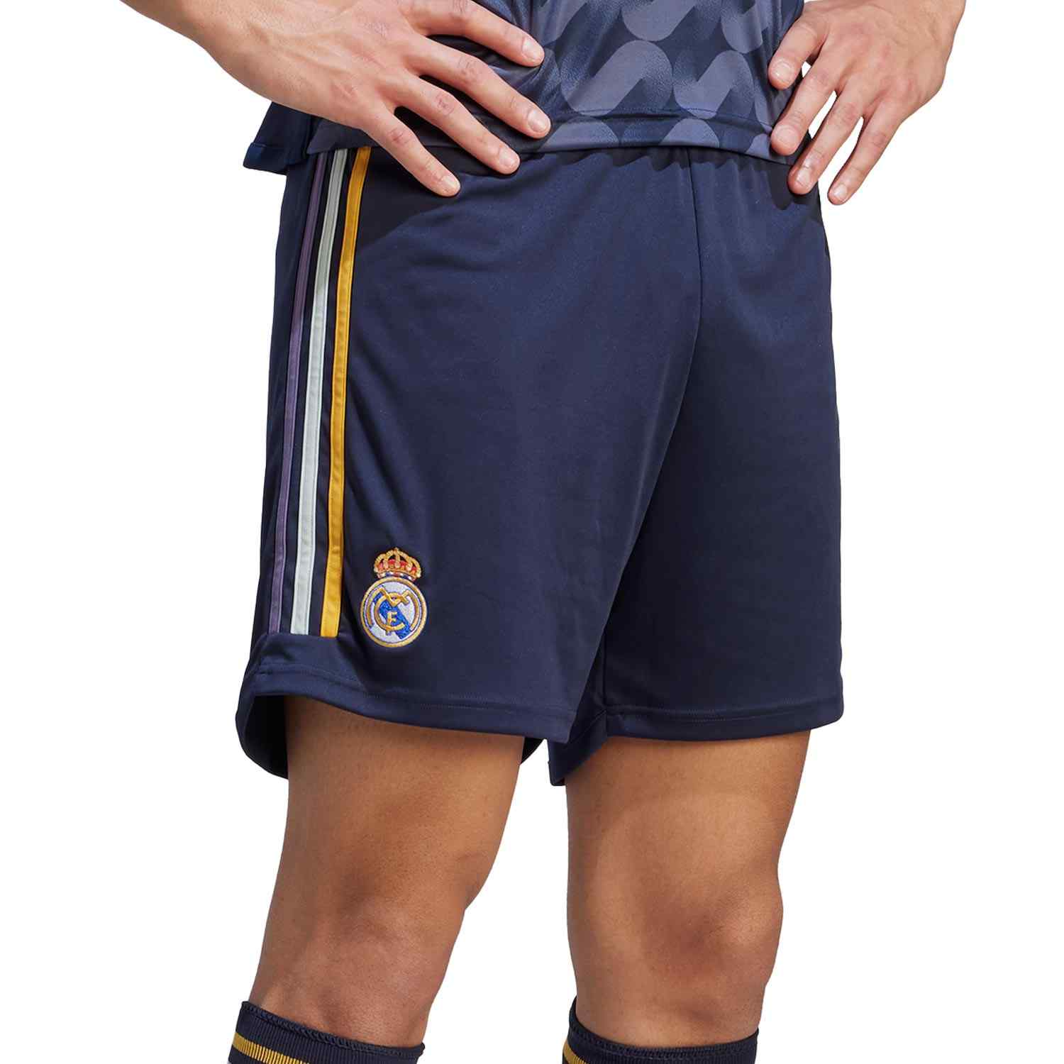 Adidas PantalÃn Corto Segunda EquipaciÃn Real Madrid  23/24 Hr3800 Talla Adulto - Xs