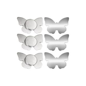 CA Sollbry - Pesas para mantel (6 unidades, 7 x 50,2 cm, para exterior), magnéticas, de acero inoxidable, para fiestas, picnics, jardín, hogar e interiores.