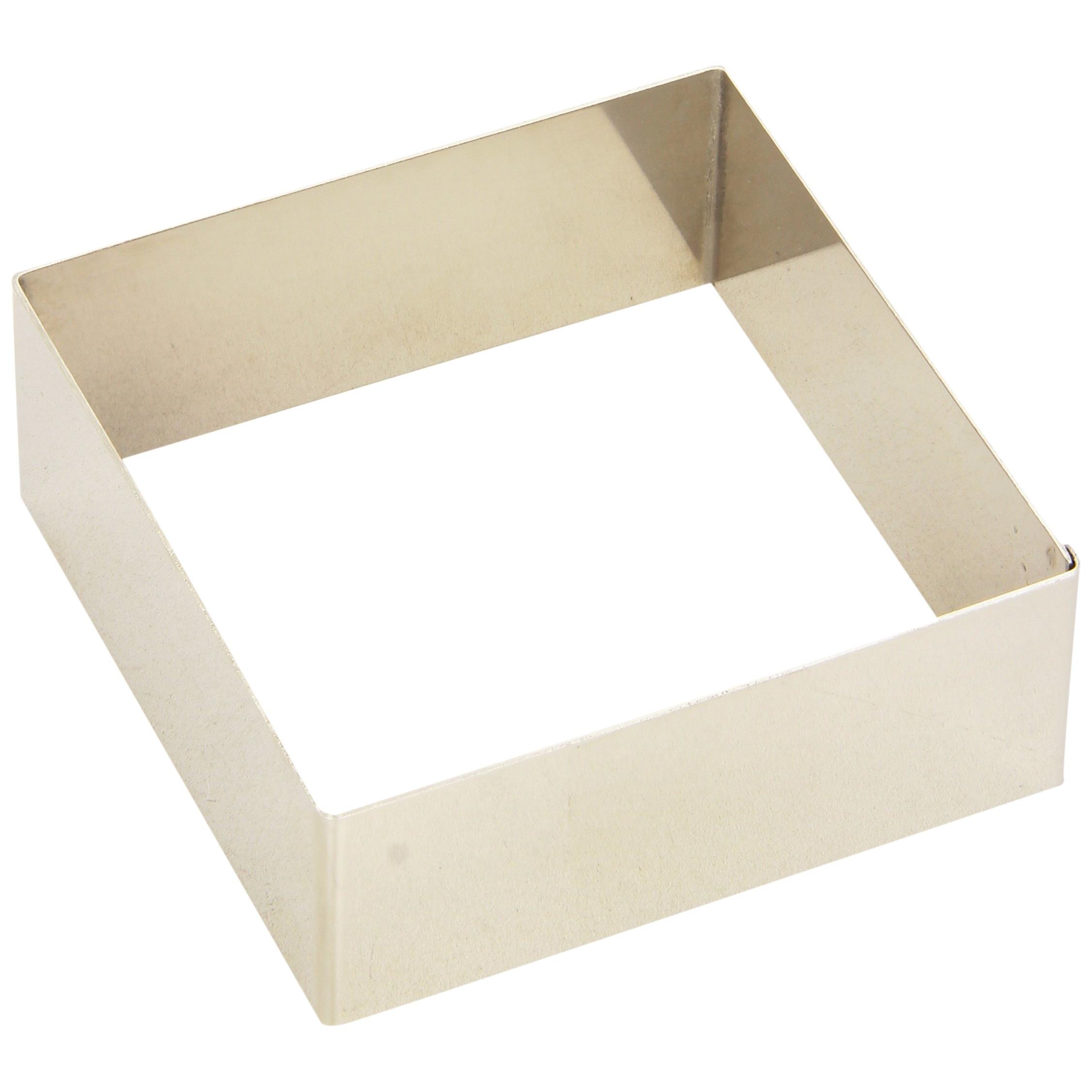 MOLDE ARO CUADRADO 10X10 CMS. INOX