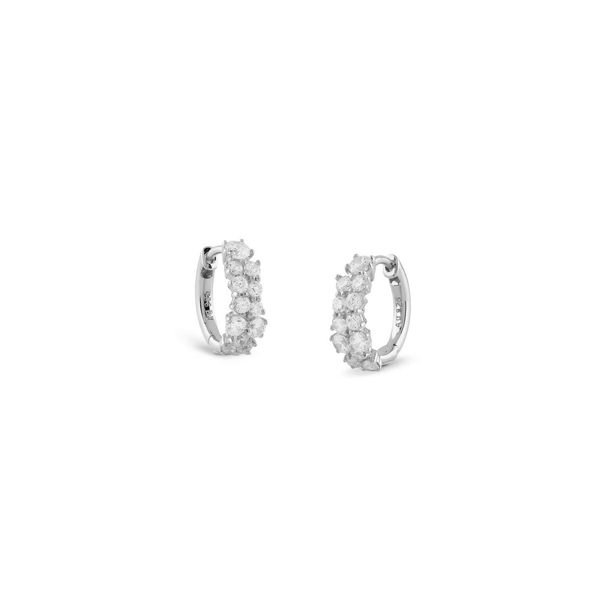 Guess Pendientes Mujer Earrings Jardin De Plata Plateado Jsbe04488jwrht-u