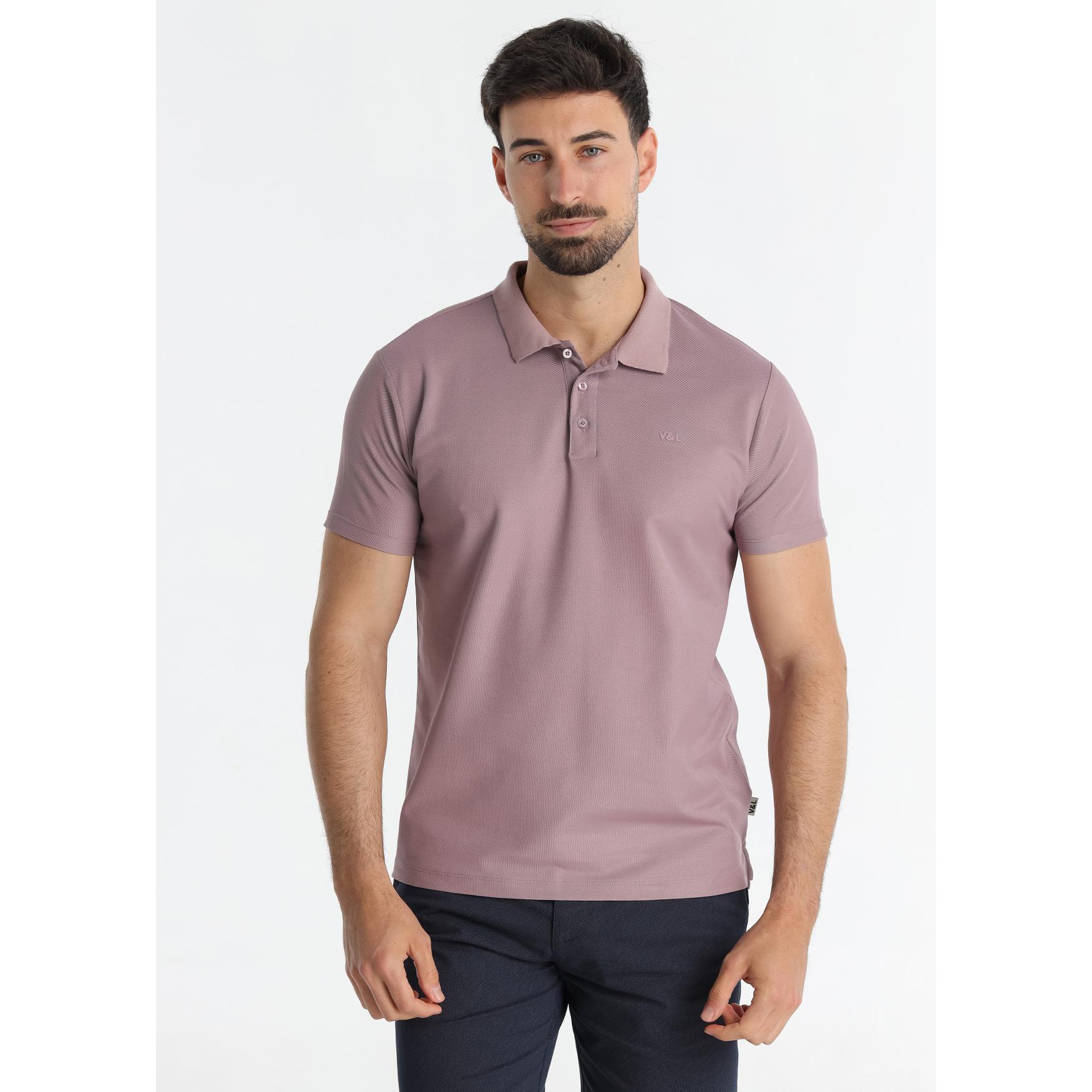 Victorio & Lucchino - Polo Básico Bordado Purple