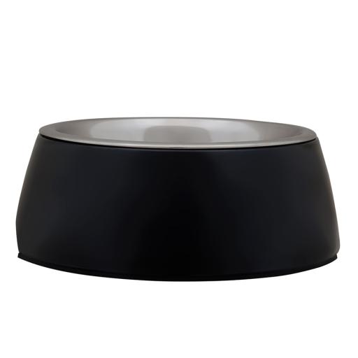 Freedog Bowl de Melamina Inoxidable Negro  (Perros , Comederos y bebederos) - S