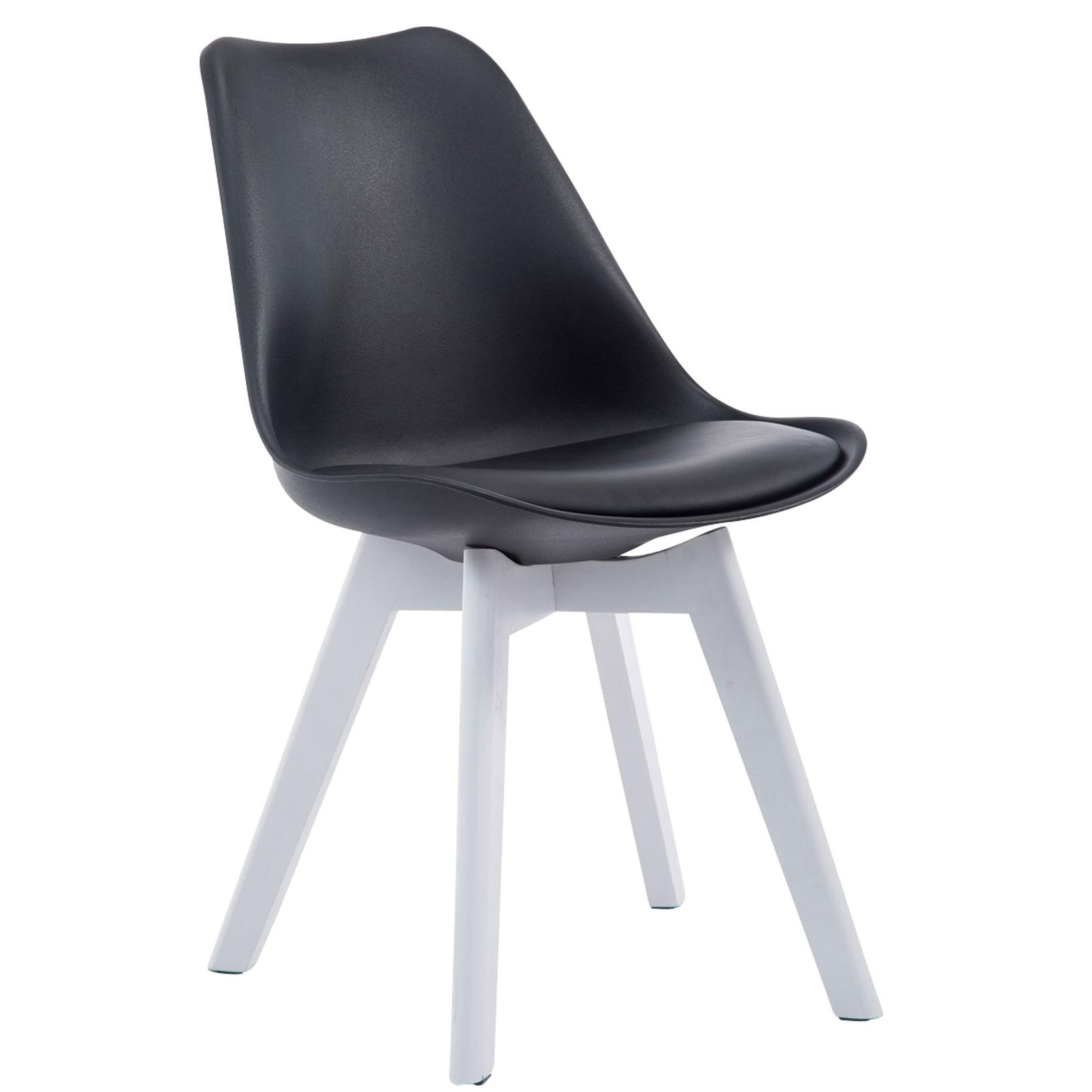 Silla De Comedor Borneo V2 Negro,Blanco