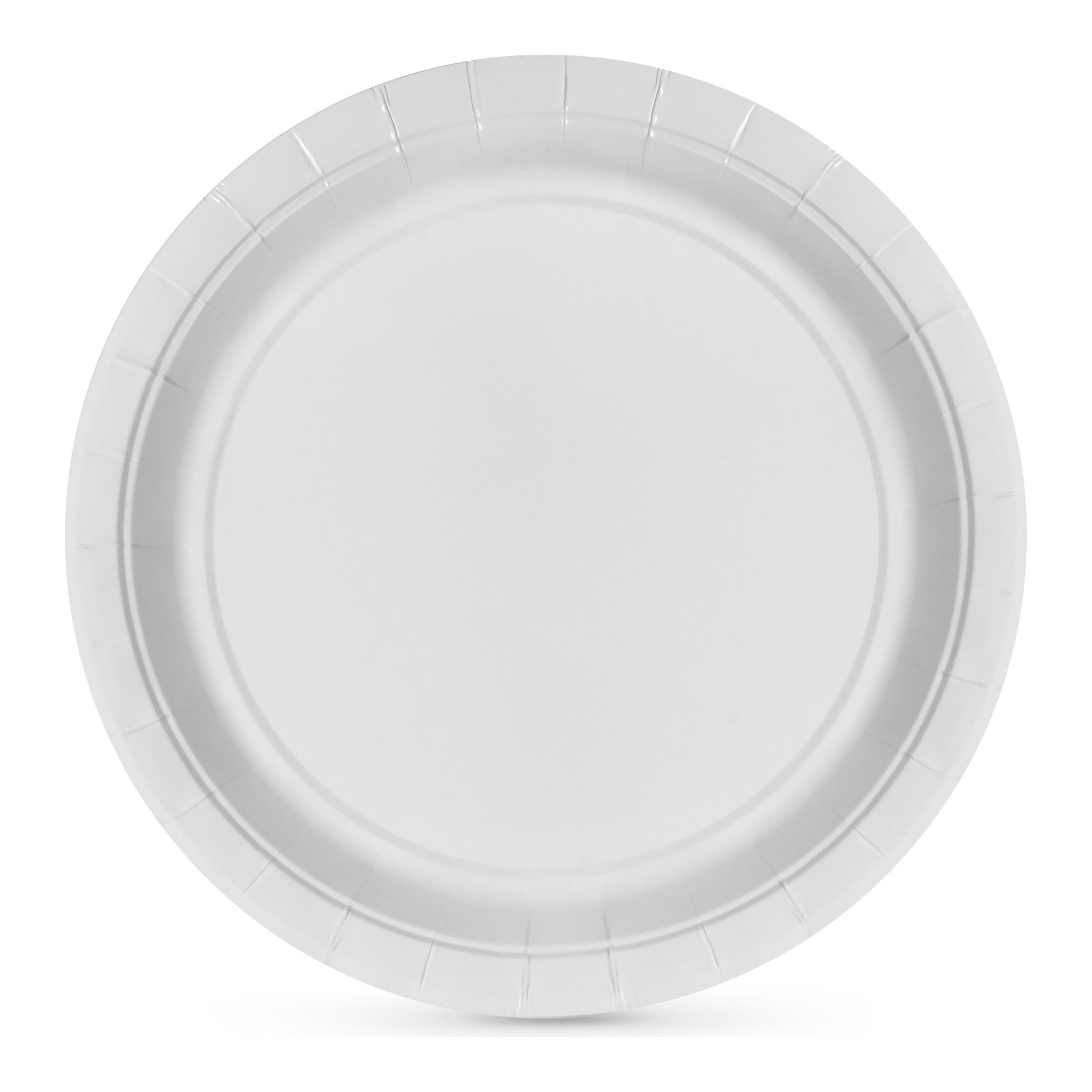 Algon - Set de Platos Desechables Blanco 28cm - Resistentes y Prácticos - Biodegradables Eco - Eventos y Celebraciones