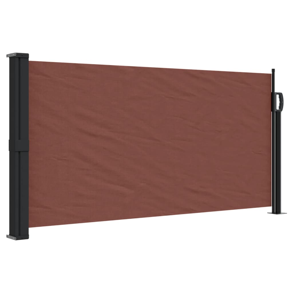 vidaXL Toldo lateral retráctil 100x500 cm Color Negro, Crema, Azul