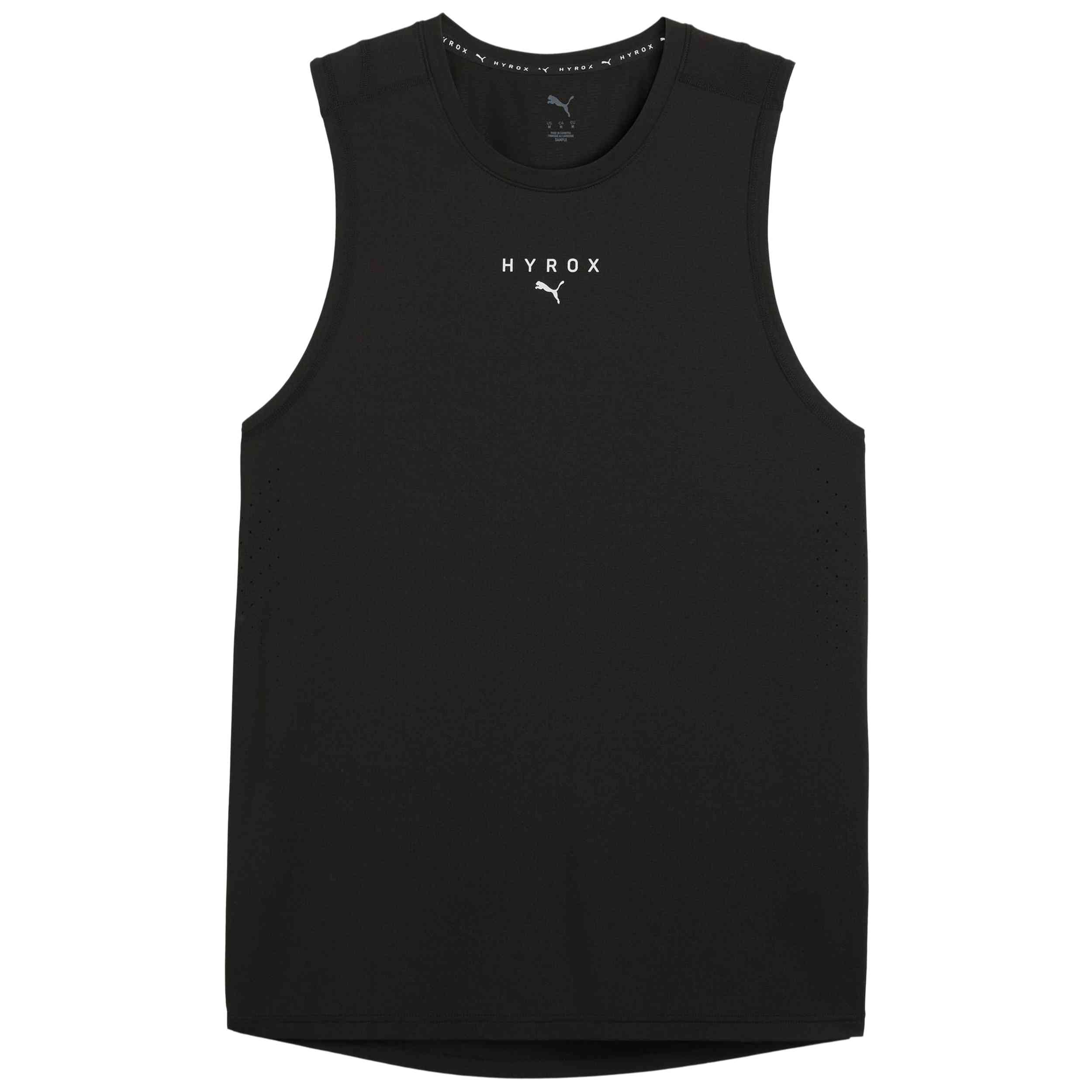 Camiseta De Tirantes Puma modelo Puma x HYROX DryElite Training para hombre y mujer en color Negro