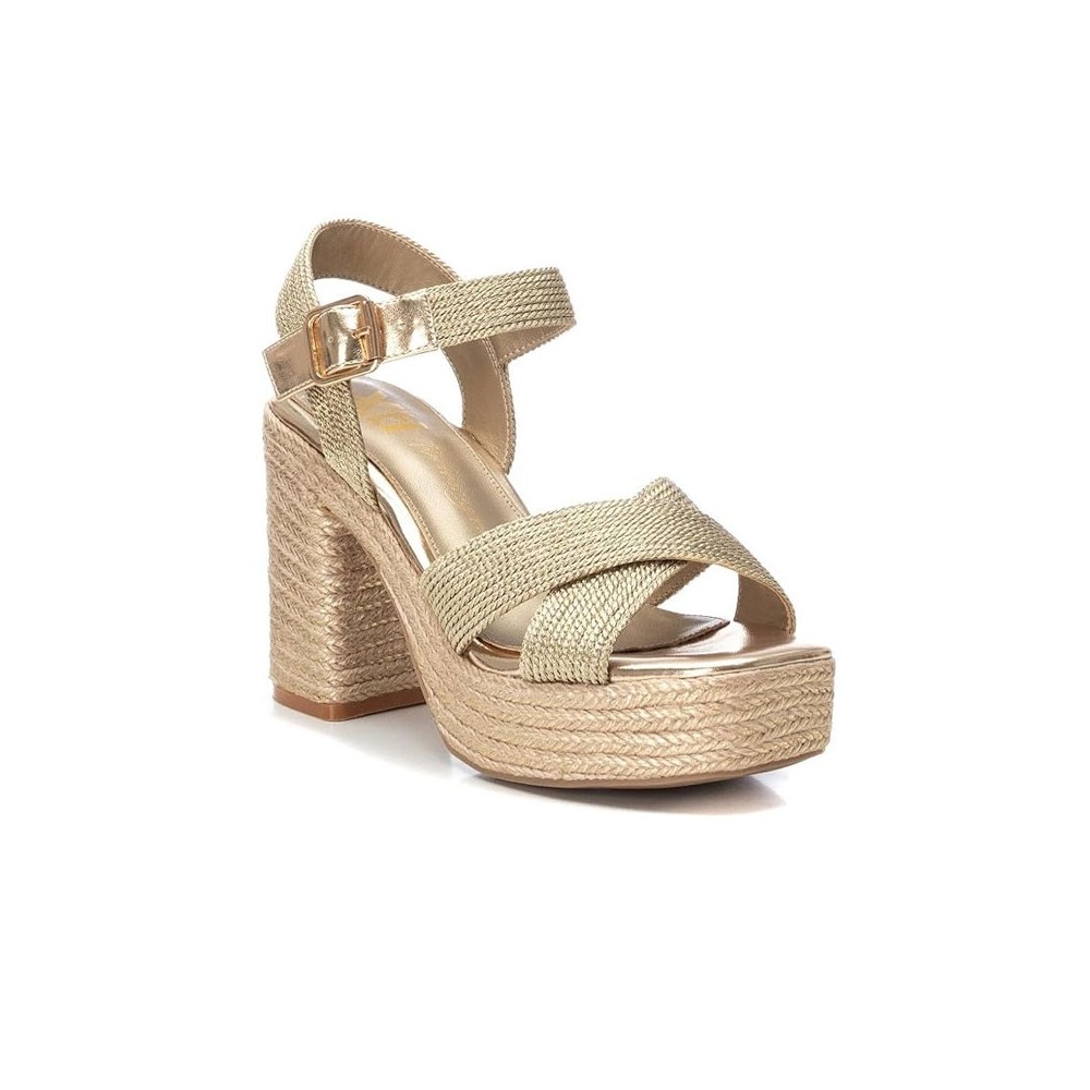 Sandalias de Tacón Mujer XTI 142741 Oro