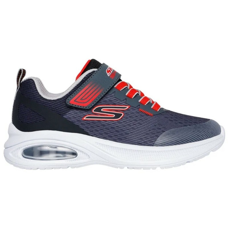 Zapatillas Grises Skechers Microspec Max Advance-squad-p-404105l-ccbk-niño-gris