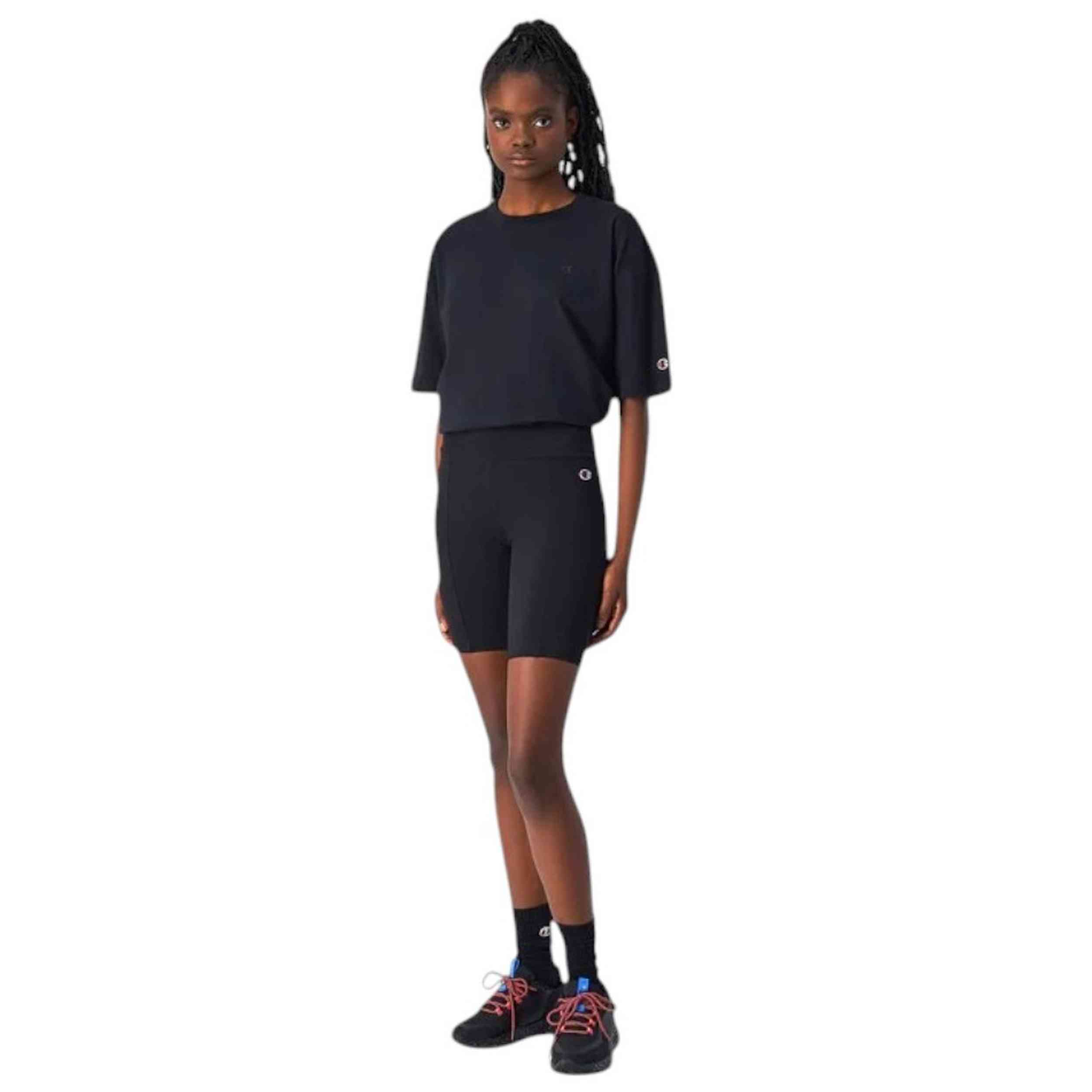 Pantalones Cortos Champion modelo 117760-BS501 para Mujer en color Negro